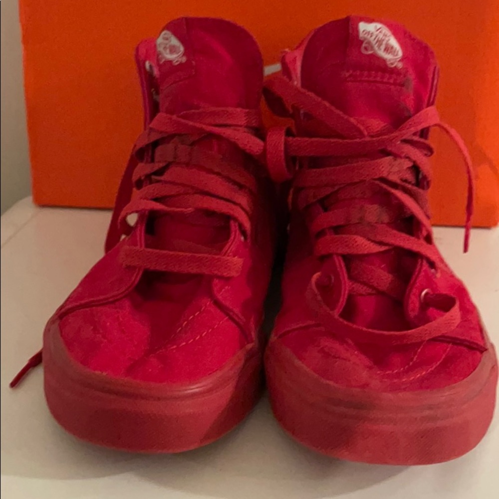 Red High Top Vans